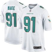 Men's Miami Dolphins Cameron Wake Game Jersey White image