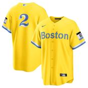 Men's Boston Red Sox Xander Bogaerts City Connect Replica Jersey - Gold image