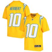 Youth Los Angeles Chargers Justin Herbert Inverted Team Game Jersey Gold image