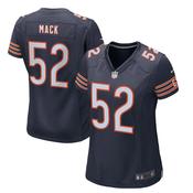 Women's Chicago Bears Khalil Mack Game Player Jersey Navy image