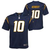 Youth Los Angeles Chargers Justin Herbert Team Game Alternate Jersey Navy image