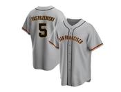 Mens San Francisco Giants Mike Yastrzemski Cool Base Replica Jersey Grey image