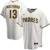 Mens San Diego Padres Manny Machado Cool Base Replica Jersey White image