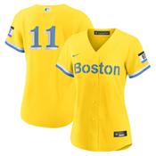 Women's Boston Red Sox Rafael Devers City Connect Replica Jersey - Gold image