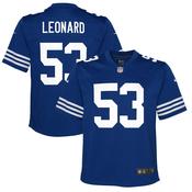 Youth Indianapolis Colts Shaquille Leonard Alternate Game Jersey Royal Blue image