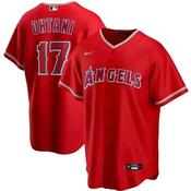 Mens Los Angeles Angels  Shohei Ohtani Cool Base Replica Jersey Red image
