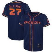 Youth Houston Astros Jose Altuve Space City Connect Replica Jersey - Navy image