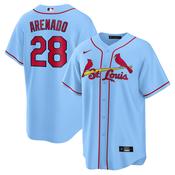 Men's St. Louis Cardinals Nolan Arenado Alternate Official Player Jersey - Light Blue image