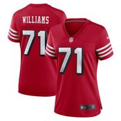 Women's San Francisco 49ers Trent Williams Game Jersey - Scarlet image