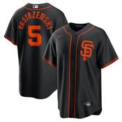 Mens San Francisco Giants Mike Yastrzemski Cool Base Replica Jersey Black image