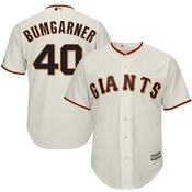 Youth San Francisco Giants Madison Bumgarner Replica Alternate Jersey - Cream image