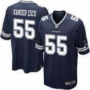 Men's Dallas Cowboys Leighton Vander Esch  Game Jersey Navy Blue image