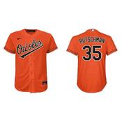 Youth Baltimore Orioles Adley Rutschman Cool Base Replica Alternate Jersey - Orange image