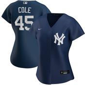 Women's New York Yankees Gerrit Cole Alternate Player Navy Jersey image