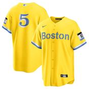 Men's Boston Red Sox Enrique Hernandez City Connect Replica Jersey - Gold image