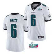 Men's Philadelphia Eagles Devonta Smith Super Bowl 57 Game Vapor Jersey White image