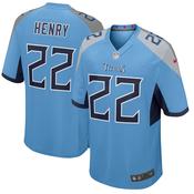 Men's Tennessee Titans Derrick Henry Player Game Jersey Light Blue image