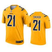 Youth San Diego Chargers LaDainian Tomlinson Inverted Legend Jersey - Gold image