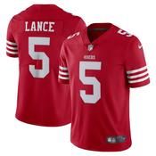 Men's San Francisco 49ers Trey Lance Vapor Limited Jersey Scarlet image