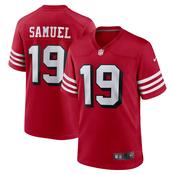 Men's San Francisco 49ers Deebo Samuel Alternate Game Jersey Scarlet image