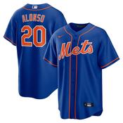Men's New York Mets Pete Alonso Alternate Player Name Jersey - Royal image