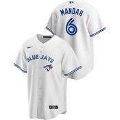 Men's Toronto Blue Jays Alek Manoah Cool Base Replica Home Jersey - White image