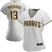 Womens San Diego Padres Manny Machado Cool Base Replica Jersey White image