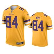 Youth Minnesota Vikings Randy Moss Inverted Legend Jersey - Gold image