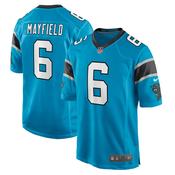 Men's Carolina Panthers Baker Mayfield Alternate Player Game Jersey Blue image