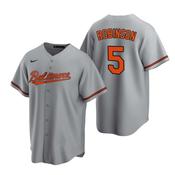 Men's Baltimore Orioles Brooks Robinson Replica Road Jersey - Gray image