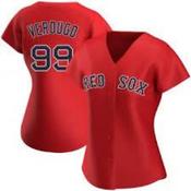 Womens Boston Red Sox Alex Verdugo Cool Base Replica Jersey Red image
