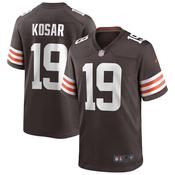Men's Cleveland Browns Bernie Kosar Game Retired Player Jersey Brown image