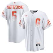 Men's San Francisco Giants Mike Yastrzemski City Connect Replica Jersey - White image