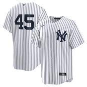 Youth New York Yankees Gerrit Cole Cool Base Replica Home Jersey - White image