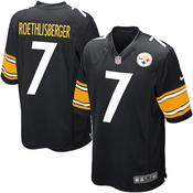 Men's Pittsburgh Steelers Ben Roethlisberger Game Jersey Black image