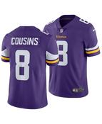 Men's Minnesota Vikings Kirk Cousins Limited Player Jersey Purple image