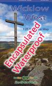 Wicklow Mountains East Map Laminated image
