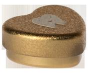 Tooth box. Small -gold