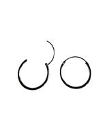 Silver hoops 20mm