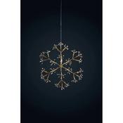 Hanging snowflake champagne