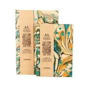 Notebook with hand marbled covers A6 image
