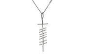 Love /Grá  sculpted silver pendant - Fine -ogham treasure