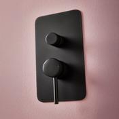 Core Elite Concealed Dual Outlet Matte Black