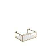 Ambro Brushed Brass with White Shelf 60×48