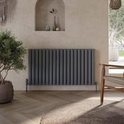 Zenith Radiator Double 600 X 994 Anthracite / White image