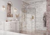 Olympia Side Panel 900 BRUSHED BRASS