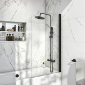 S6 Black Curved Bath Screen