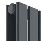 Radiant  Double  Radiator – 1800 X 408 Anthracite/White image