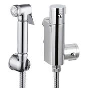 Thermostatic Round Douche Bidet Kit with 1.25m Hose - Chrome