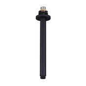 Ceiling Mounted Round Shower Arm - Black